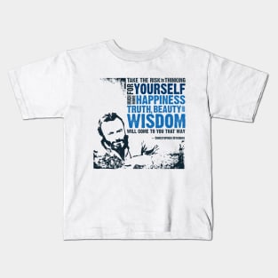 Truth, Beauty and Wisdom Kids T-Shirt